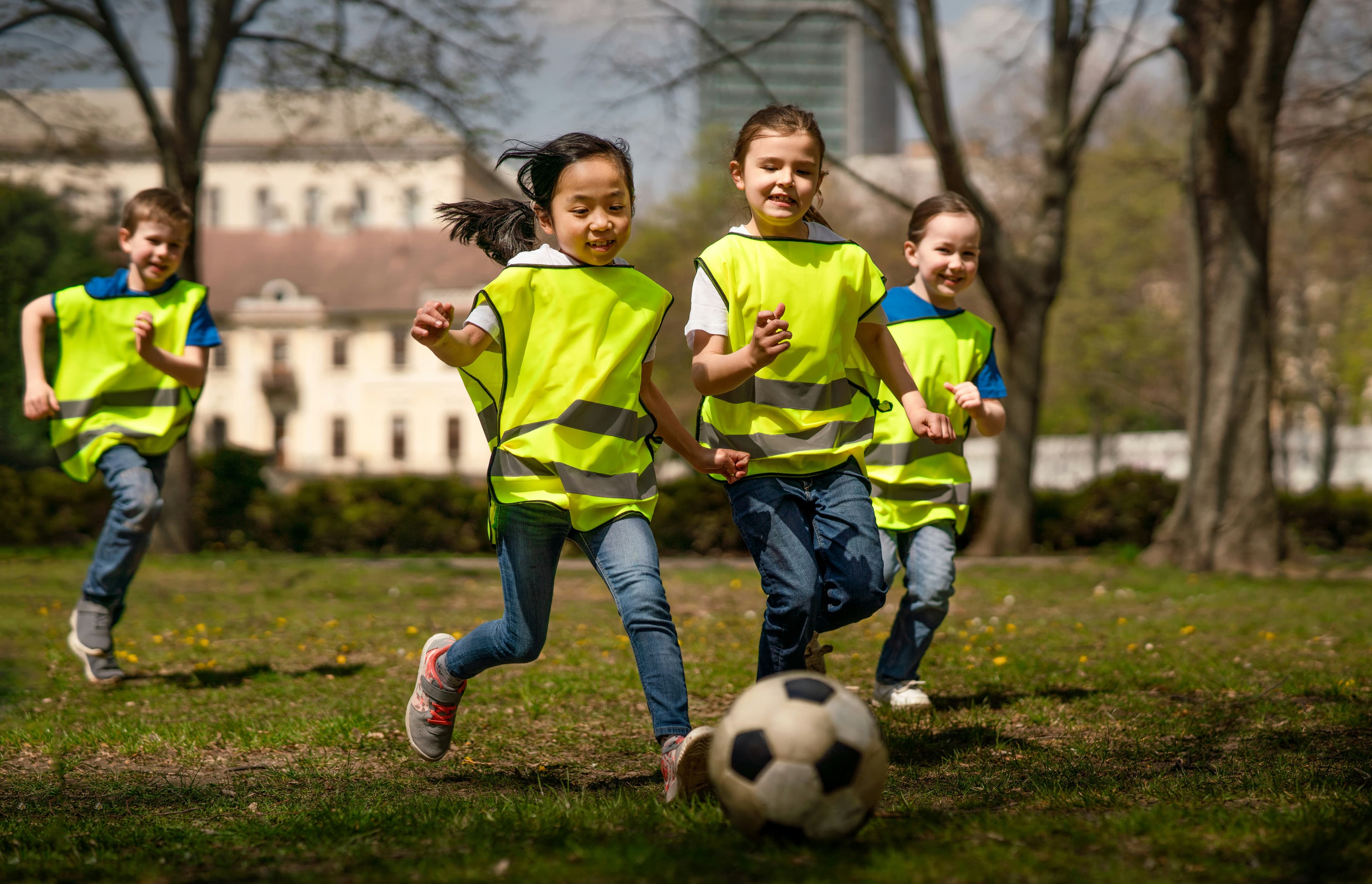 Youth soccer session in the Fraser Valley
